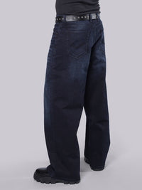 Dark Blue Extra Loose Fit Jeans