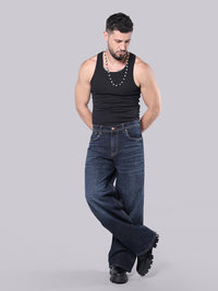 Dark Blue Extra Loose Fit Jeans