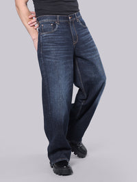 Dark Blue Extra Loose Fit Jeans
