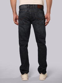 Dark Blue Midrise, Comfort And Straight Fit Stretch Jeans