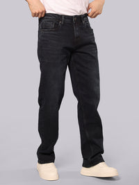 Dark Blue Midrise, Comfort And Straight Fit Stretch Jeans