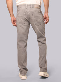 Med Grey Midrise, Comfort And Straight Fit Stretch Jeans