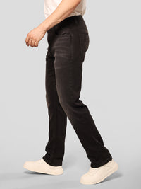 Charcoal Midrise, Comfort And Straight Fit Stretch Jeans