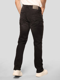 Charcoal Midrise, Comfort And Straight Fit Stretch Jeans