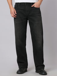 Charcoal Midrise, Comfort And Straight Crop Length Stretch Jeans