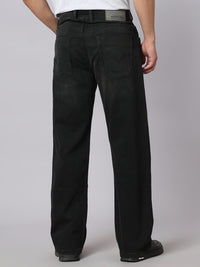 Charcoal Midrise, Comfort And Straight Crop Length Stretch Jeans