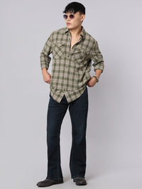 Dark Blue Mid Rise Cropped Length Loose Boot Leg Stretch Jeans