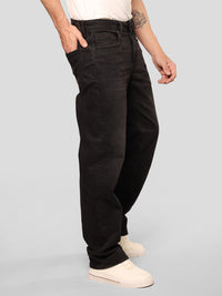 Charcoal Midrise, Comfort And Straight Fit Stretch Jeans