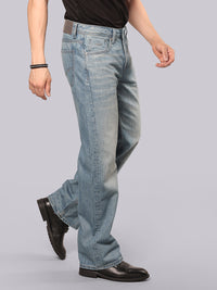 Dark Petrol Midrise Loose Fit Stretch Jeans