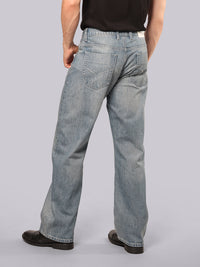 Med Petrol Midrise Loose Fit Stretch Jeans