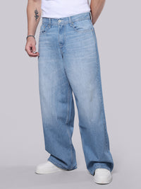 Light Blue Extra Loose Fit Jeans