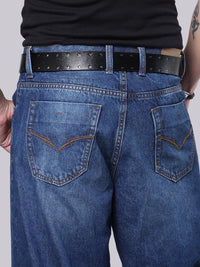Med Blue Extra Loose Fit Jeans