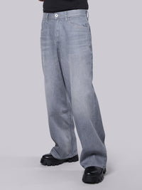 Med Grey Extra Loose Fit Jeans