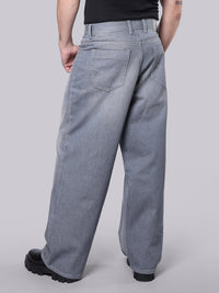 Med Grey Extra Loose Fit Jeans