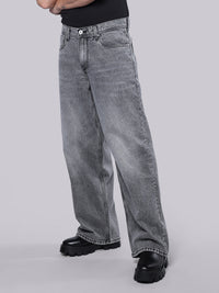 Med Grey Extra Loose Fit Jeans