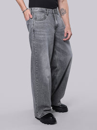 Med Grey Extra Loose Fit Jeans