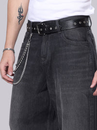 Dark Grey Extra Loose Fit Jeans