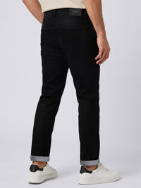 Black Low-Rise Ankle Length Stretch Jeans