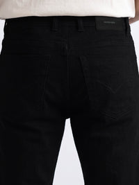 Black Low-Rise Ankle Length Stretch Jeans