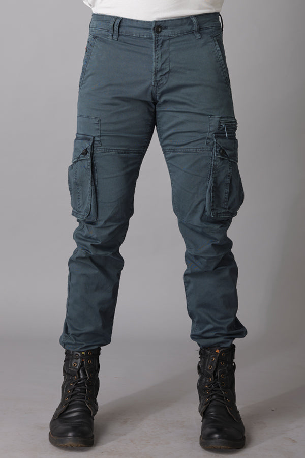 Dk Cobalt Regular Fit Cargo Pant