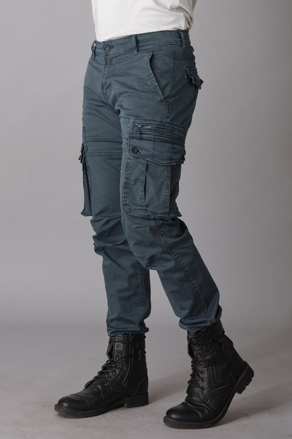 Dk Cobalt Regular Fit Cargo Pant