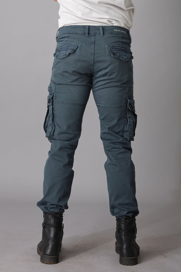 Dk Cobalt Regular Fit Cargo Pant