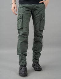 Military Green Regular Fit Cargo Pant