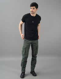 Military Green Regular Fit Cargo Pant
