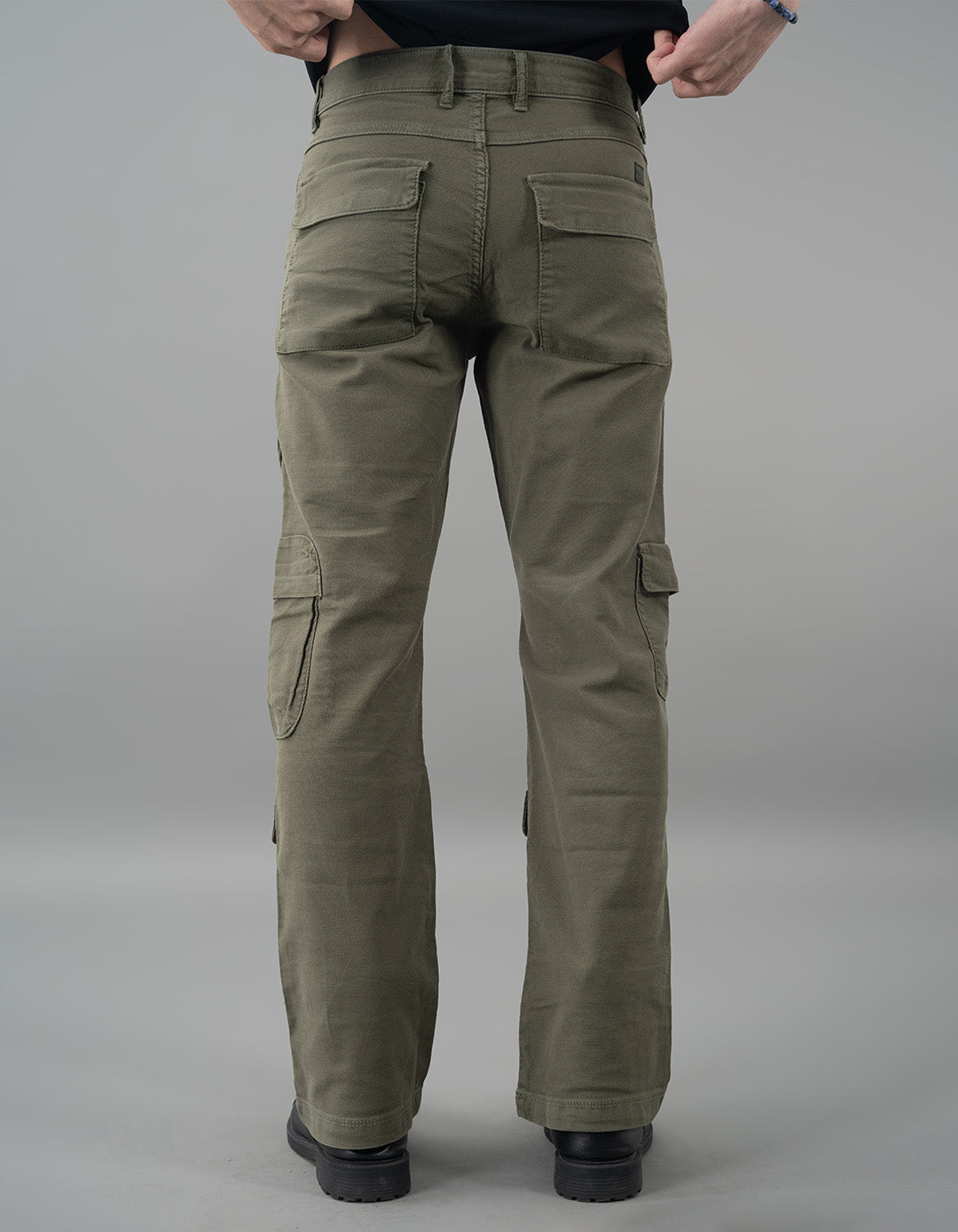 Olive Loose Fit Cargo Pant