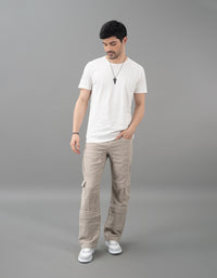 Light Stone Loose Fit Cargo Pant