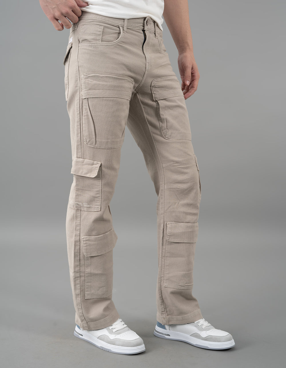 Light Stone Loose Fit Cargo Pant
