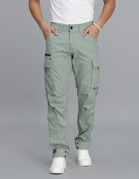Green Slim Fit Cargo Pant
