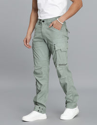 Green Slim Fit Cargo Pant