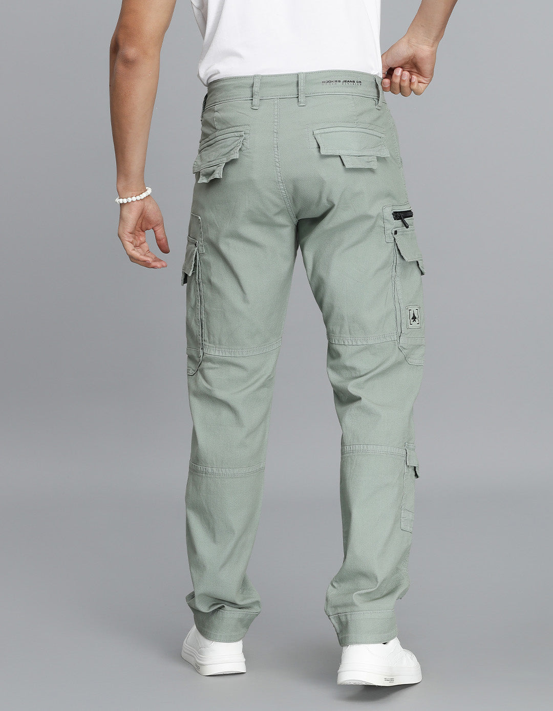 Green Slim Fit Cargo Pant