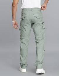 Green Slim Fit Cargo Pant