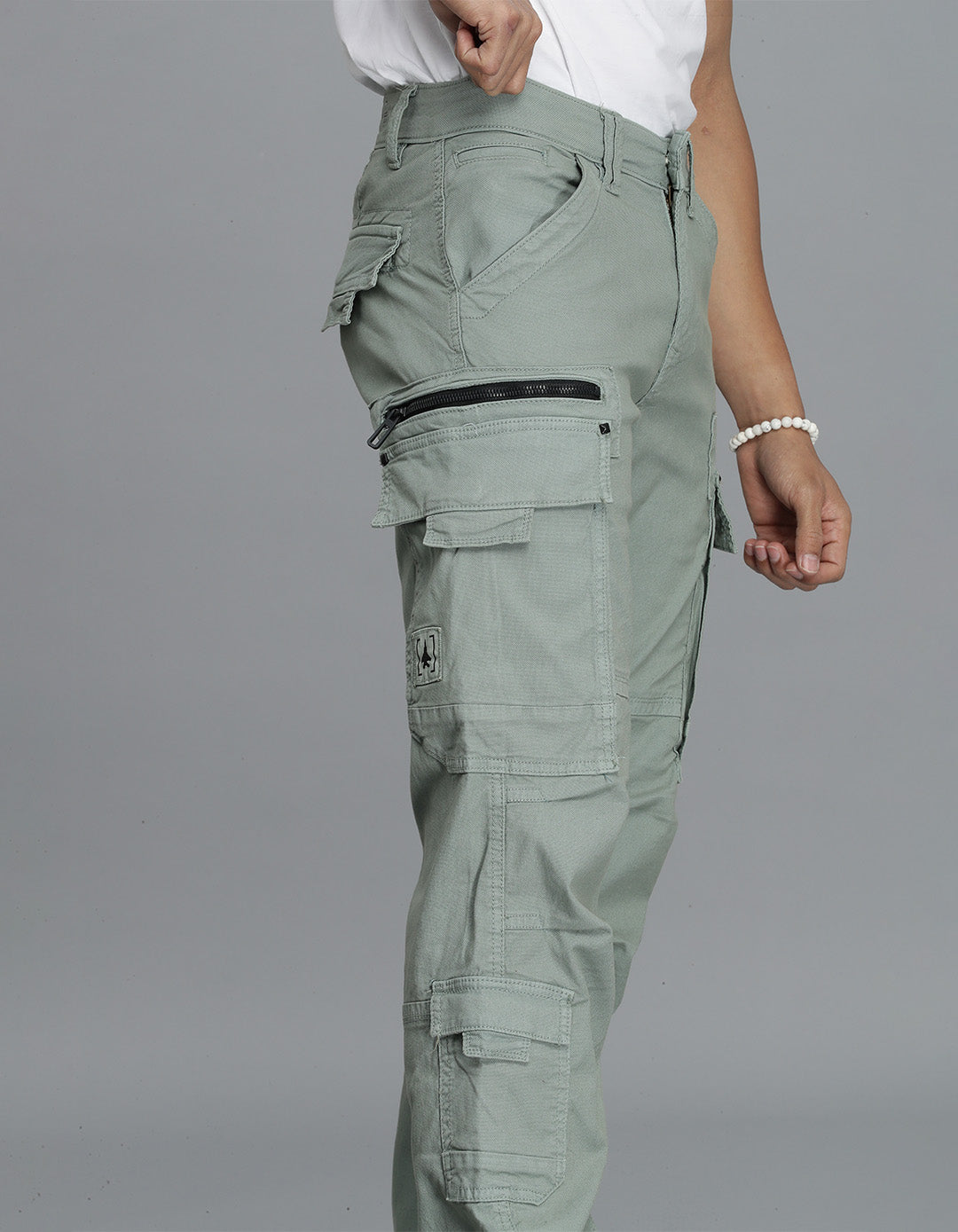 Green Slim Fit Cargo Pant