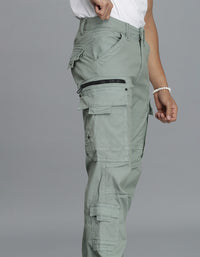 Green Slim Fit Cargo Pant