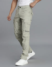 Lt Stone Slim Fit Cargo Pant