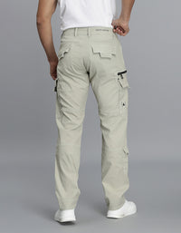 Lt Stone Slim Fit Cargo Pant