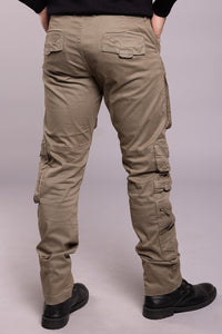 Lt Olive Regular Fit Cargo Pant