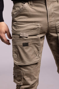 Lt Olive Regular Fit Cargo Pant