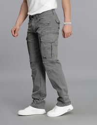 Clay Grey Regular Fit Cargo Pant