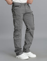 Clay Grey Regular Fit Cargo Pant