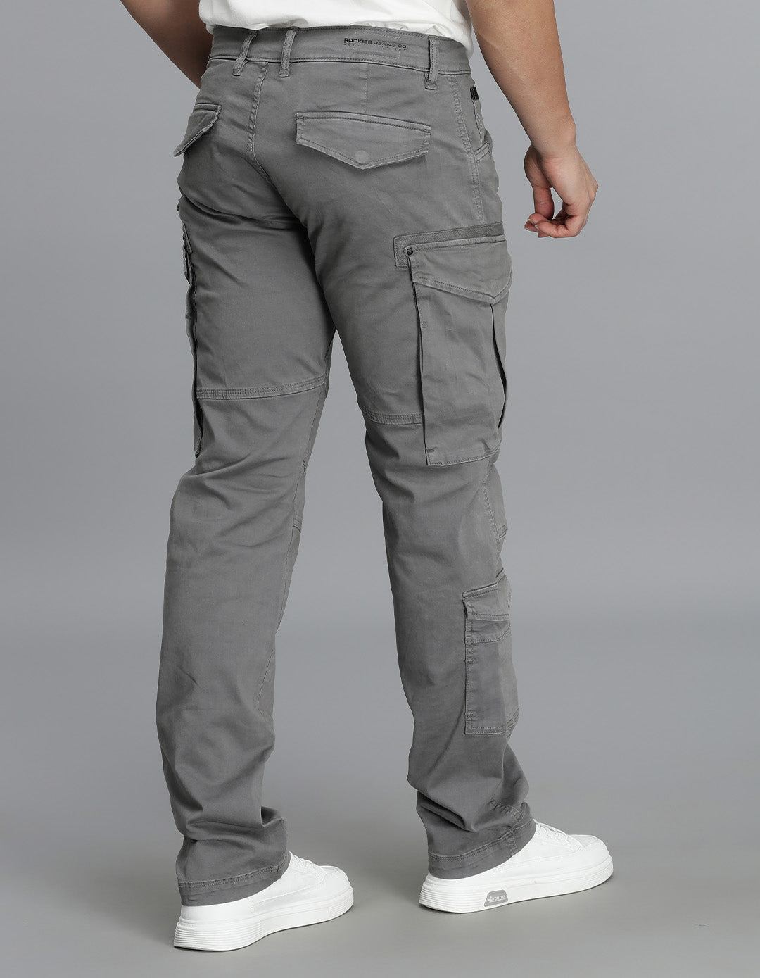 Clay Grey Regular Fit Cargo Pant