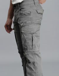Clay Grey Regular Fit Cargo Pant