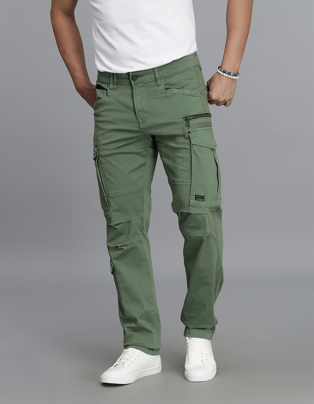 Green Regular Fit Cargo Pant