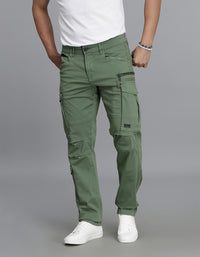 Green Regular Fit Cargo Pant