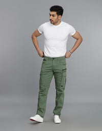 Green Regular Fit Cargo Pant