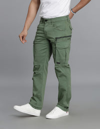 Green Regular Fit Cargo Pant
