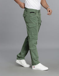 Green Regular Fit Cargo Pant